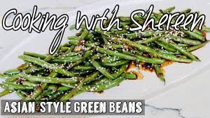 Asian Style Green Beans Stir Fry Garlicky Good Youtube In 2020 Green Beans Asian Style Green Beans Stir Fry