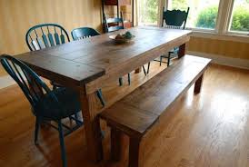 I Want To Build This Over Christmas Break With My Daddy We Dont Have A Dining Room Table And Ho Farmhouse Table Diy Farmhouse Table Farmhouse Table With Bench