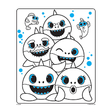 Crayola Color Wonder Baby Shark Mess Free Coloring Pages Free Coloring Pages Shark Coloring Pages Coloring Pages