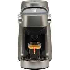 Ajouter au le produit cafetière à dosette ou capsule bosch tassimo vivy tas blanc. Expresso A Dosette Neoh Grey Metal Grey Malongo Pas Cher A Prix Auchan