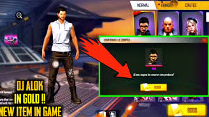 Watch and win or alok character. Dj Alok Finally In Gold New Item Is Coming New Update Garena Free Fire Ffgz1m Youtube