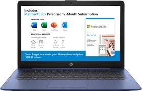 Best Buy Hp Stream 14 Laptop Amd A4 Series 4gb Memory Amd Radeon R3 64gb Emmc Flash Memory Frosted Blue 14 Ds0003dx