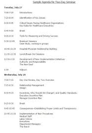 Seminar Agenda Template Agenda Template Seminar Free Seminar