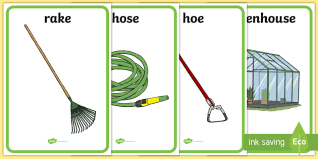 Starting a garden is an excellent summer activity and requires only a few basic tools and supplies, with no serious experience required. Garden Tools Display Posters Teacher Made
