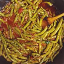 Fasolakia Green Beans Stew Eleni Saltas Recipe Green Beans Bean Stew Greek Green Beans