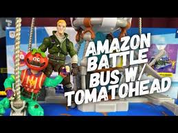 Thank the bus driver in 11 different matches. Amazon Exclusive Jazwares Fortnite Battle Bus W 4 Tomatohead Action Figure Review Youtube