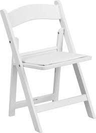 Kids White Resin Folding Chair With White Vinyl Padded Seat Le L 1k Gg Wooden Folding Chairs Wood Folding Chair Padded Folding Chairs