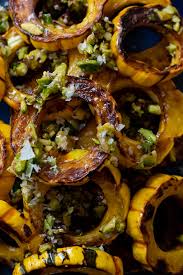 Roasted Delicata Squash With Honey Butter And Pistachios Naturally Recipe Honey Recipes Delicata Squash Recipe Delicata Squash