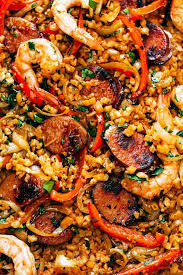 Sheet Pan Jambalaya Pinch Of Yum Recipe Jambalaya Food Sheet Pan Recipes