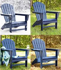 All Weather Waterfall Adirondack Chair Adirondack Chair Easy Backyard Outdoor