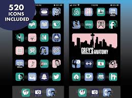 Ios 14 Icons Grey S Anatomy Includes 520 Iphone App Icons In Different Scrub Colors And Grey S Anatomy Widgets Ios14 Home Screen Homescreen Iphone Apps Iphone Wallpaper App