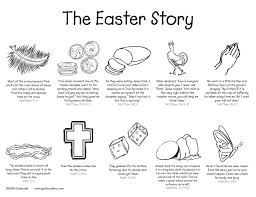 The Easter Story Printable W O Images Of Christ Easter Sunday School Easter Sunday School Crafts Easter Lessons