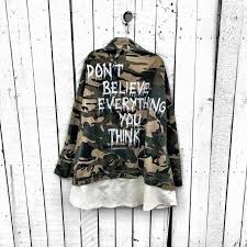 Camo Thoughts Denim Jacket In 2021 Denim Jacket Comfortable Denim Jackets