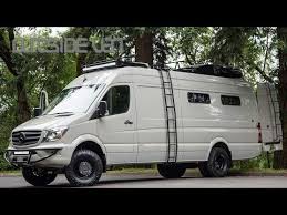 This Looks Like A Mercedes Benz Sprinter Van At First But The 4x4 170ext 3500 Is Actually A Tiny Home On Whee Fourgon Camping Car Interieur Camion Camionnette