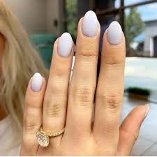 Artificial nail enhancements have come a long way, from the thin acrylic nail designs to modern uv gel nails. Stylish Belles Short Light Grey Acrylic Nails 2020 Almond Shaped