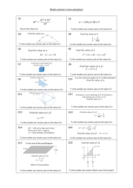 Gcse Revision Non Calculator Gcse Revision Gcse Math Gcse Exams