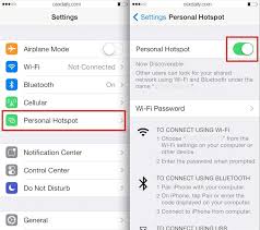 How To Enable The Iphone Personal Hotspot Hot Spot Iphone Person