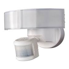 Defiant 180 White Led Motion Outdoor Security Light Dfi 5983 Wh The Home Depot Security Lights Outdoor Security Lighting Motion Sensor Lights Outdoor