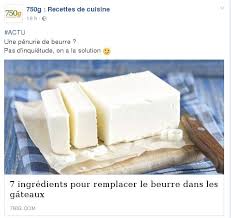 7 Ingredients Pour Remplacer Le Beurre Dans Les Gateaux 6 Photos Recette Cuisine Recettes De Cuisine