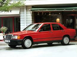 Color Coded Advertising Red Mercedes Benz 190 Mercedes 190 Mercedes Benz 190e