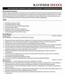 Commis Chef Resume Sample Chef Resumes Livecareer Chef Resume Resume Examples Good Resume Examples