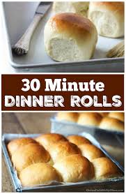 30 Minute Dinner Rolls Recipe Perfect For Thanksgiving Dinnerrolls Food Foodblogger Recipes Dinner Rolls Dinner Rolls Recipe Homemade Rolls