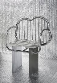 Shiny Chair In Stainless Steel By Supaform In 2021 Metal Furniture Design European Chairs Geometric Furniture