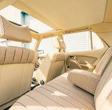 Vintage Mercedes Interior Off White