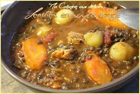 Soupe De Lentilles Vertes Algerienne Recette Recette Lentilles Rouges Plat Cuisine