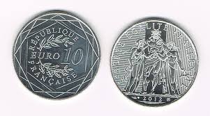 La plupart des pièces en euros n'ont aucune valeur particulière ou très peu. Piece 10 Argent A L Effigie D Hercule 2012 Villers Collections