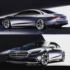 Milancee On Instagram Mercedes S Class W223 Design Sketch Mercedesbenz Sclass Design Sketch W223 Design Cardesign Car Design Car Design Sketch Benz S
