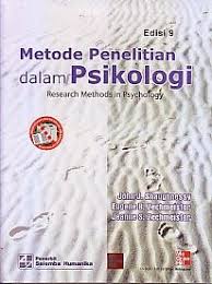Toko Buku Rahma Metode Penelitian Dalam Psikologi Psikologi Buku Psikologi Buku