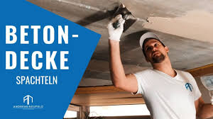 Betondecke Spachteln 2019 Einfach Schleifen Und Streichen Mit Dem Wandprofi Youtube