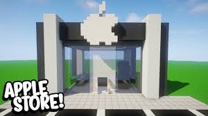 Minecraft Como Construir Uma Loja Da Apple Apple Store Minecraft City Minecraft Shops Minecraft Modern City