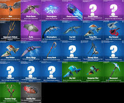 I hope you guys like. Fnassist News Leaks On Twitter Fortnite Leaked Upcoming Cosmetics Harvesting Tools Gliders Wraps Loading Screens Music Packs Emotes 2 3 Via Lucas7yoshi Https T Co Hknwzce078