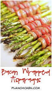 Bacon Wrapped Asparagus Bacon Wrapped Asparagus Recipes Veggie Dishes Asparagus Recipe