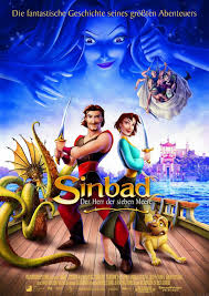 Sinbad Legend Of The Seven Seas Bradpitt Michellepfeiffer Catherinezetajones Animated Movies Childhood Movies Sinbad