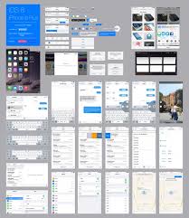 Free Download Ios 8 Iphone 6 Plus Gui Psd Iphone Design Ios 8 Iphone 6
