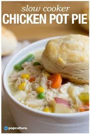 Recipe Slow Cooker Chicken Pot Pie Slow Cooker Chicken Pot Pie Chicken Pot Pie Recipes Pot Pie