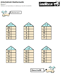 Kostenlose quiz tests passend zu den lehrplänen der bundesländer. Ubungen Mathe Klasse 1 Kostenlos Zum Download Lernwolf De