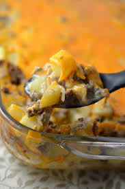 Ground Beef And Potato Casserole A Taste Of Madness Recipe Potatoe Casserole Recipes Ground Beef And Potatoes Beef And Potatoes