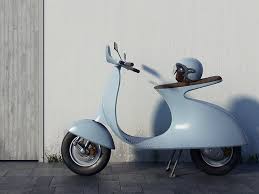 Giulio Iacchetti Reimagines The Classic 98cc Vespa With A Cantilevered Seat And Electric Motor Electric Vespa Vespa Scooters Vespa