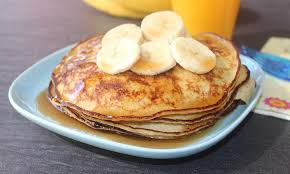 2 Ingredient Pancakes Recipe Two Ingredient Pancakes Food Tasty Pancakes