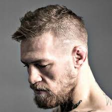 The conor mcgregor haircut is the right way to go for men who want a business casual look combined with a sporty one. Conor Mcgregor Hair Low Fade With Messy Hair Barbershophaircuts Mcgregor Haircut Conor Mcgregor Haircut Haircuts For Men