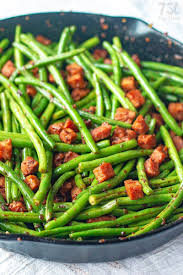 Easy Low Carb Keto Ham And Green Beans Recipe Lowcarb Sidedish Keto Recipe Easy Greenbeans Ham And Green Beans Bean Recipes Green Bean Recipes