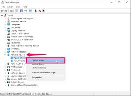 How To Update Iphone Driver On Windows Pc In 2020 Biometric Devices Device Driver Iphone