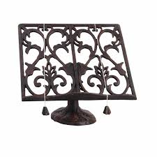 Cast Iron Cookbook Stand Esschert Design Usa Recipe Book Stand Cast Iron Cookbook Stand Cook Book Stand