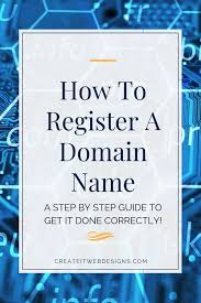 Registering A Domain Name With Godaddy A Step By Step Guide Domain Name Ideas Diy Website Design Simple Website