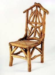 Rustic Wood Chair C1890 South Australia Twig Furniture Log Furniture Wood Chair