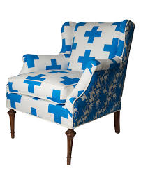 Blue Plus Sign Small Wingback Chair Small Wingback Chair Vintage Wingback Chair Wingback Chair